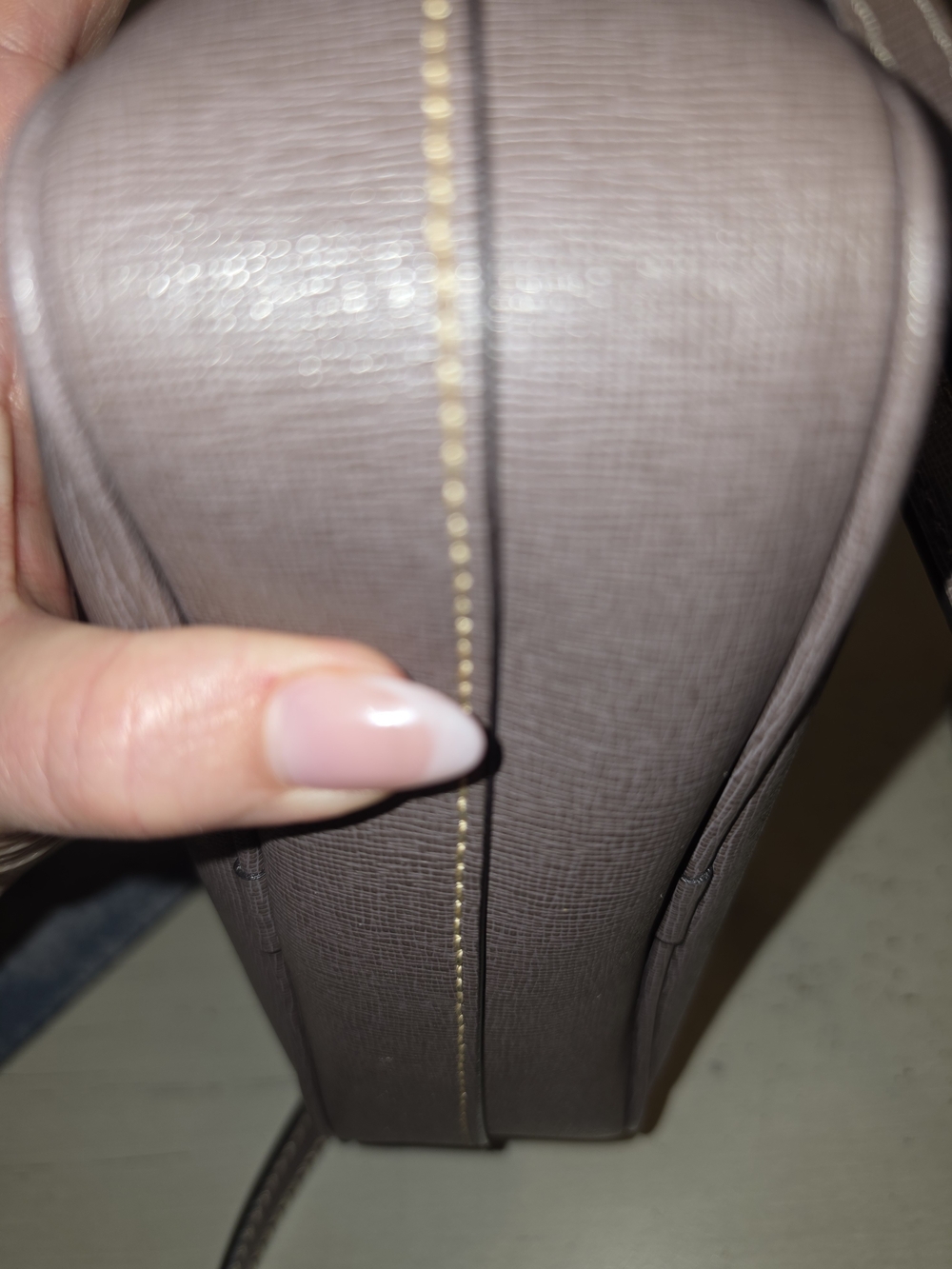 Dooney & Bourke Taupe Crossbody Bag - Picture 4 of 11